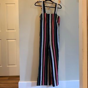 Colourful striped jumpsuit - size 4